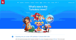 Desktop Screenshot of news.turbulenz.com